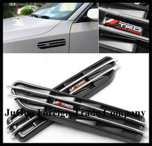 1pair lot 28 5 1cm abs automobile decoration Shark gills false tuyere trd mark sticker