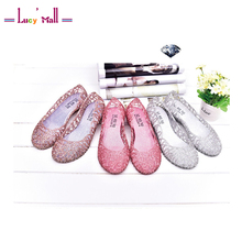 Classsic Women’s Summer Walking Breathable Jelly Sandals Ladies Comfortable and Softwalk Flat heel Shoes Sandalias Mujer 2016