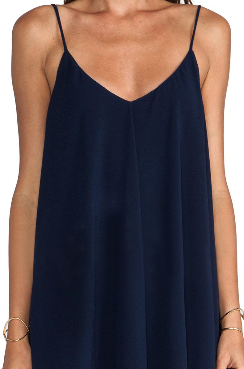 v neck backless