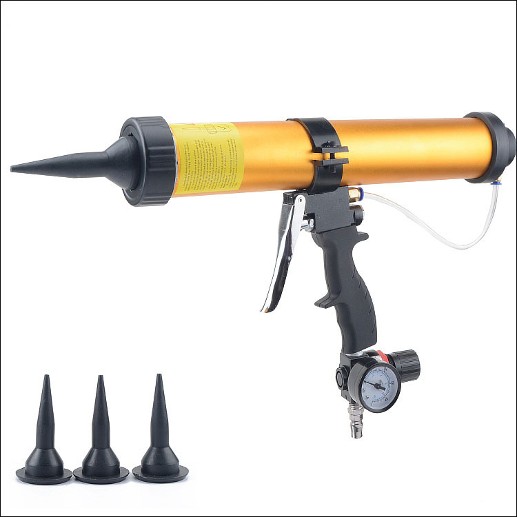 High Quality 10 inches 400ml Pneumatic Caulking Gun for Sausage Glass