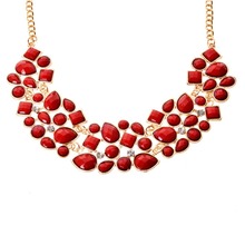 lackingone Vintage Popular Multicolor Pendant Necklace Collier Collar Statement Necklaces Pendants Jewelry Fashion Bijoux