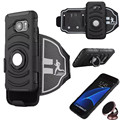 Outdoor Sport Arm Band Armor Robot Phone Case For Samsung Galaxy S7 Edge Car Holder Card
