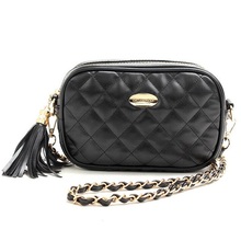 Women Messenger Bags Tassel Chain Quilted Crossbody Bags PU Leather Shoulder Sling Makeup Bags Sac A Main Bolso Feminina 2016