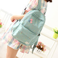 Japan And Korea Style Women Canvas Backpack School Bag For Girls
