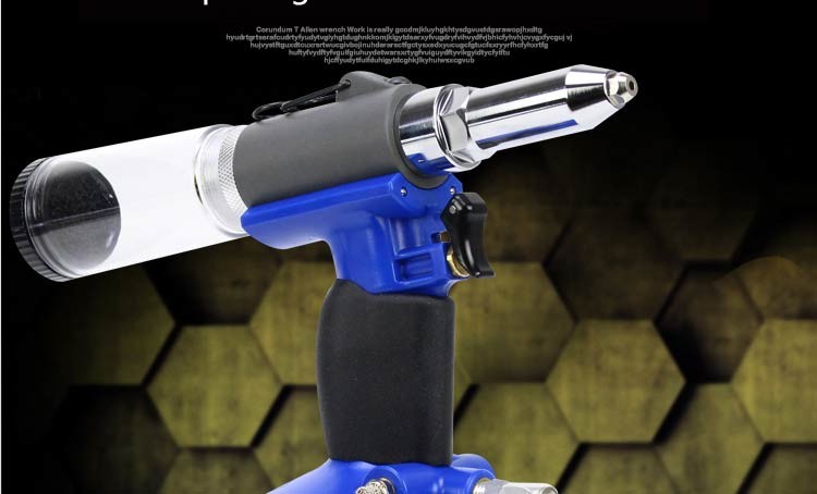 LAOA High Quality Cordless  Selfsunction Pneumatic Rivet Gun Hitter Riveter Air Gun Pneumatic Tools