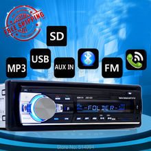 Автомобиль радио плеер поддержка BLUETOOTH ответ повесить вверх в телефон USB SD AUX в 12 V 1 din аудио стерео mp3