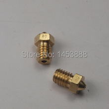 3 d printer accessories DIY upgrade e3d v6 dedicated copper nozzle 0.81.75 mm consumable nozzle