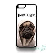Fit for iPhone 4 4s 5 5s 5c se 6 6s 7 plus ipod touch 4/5/6 back skins cellphone case cover PUG LIFE