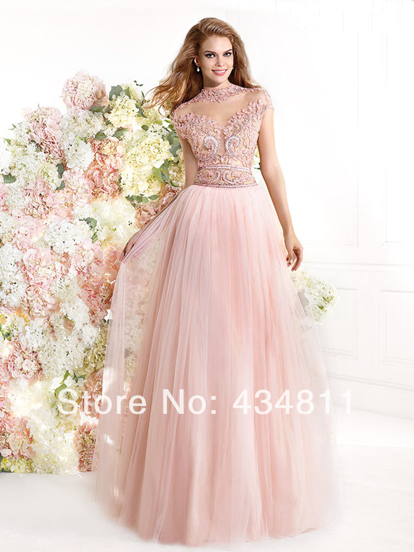 Light Pink Prom Dresses High Low