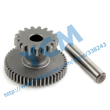 Double Gear GY6 125 150cc Startup Disk Tooth 152QMI 157QMJ Spare Parts YCM