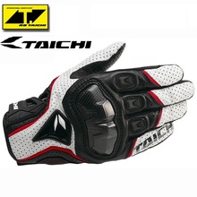 RS Taichi RST390 Mens Perforated leather Motorcycle Mesh Gloves Black Red White