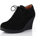 Sexy Women Platform High Heels Fashion Wedges Shoes Suede Women Ankle Boots Spring Autumn Shoes
