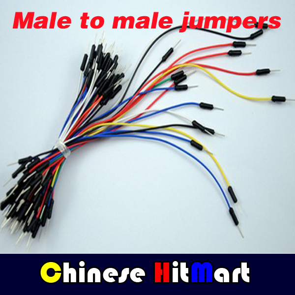 650pcs Jump Wire Male to Male Solderless Flexible Breadboard Jumper Cable Line Free shipping #J011