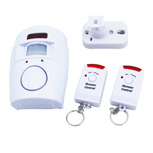 Free Shipping Q105dB Wireless IR Infrared Remote Security Alarm System Motion Detector Alarm Sensor Good Quality