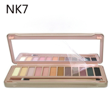 Natural Makeup Nake NK 1 2 3 4 5 6 7 8 basic Cosmetics Glitter Eye