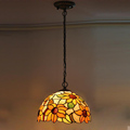 Continental Baroque chandelier retro personalized lamp restaurant balcony aisle entrance hallway cozy Tiffany chandeliers 1268C