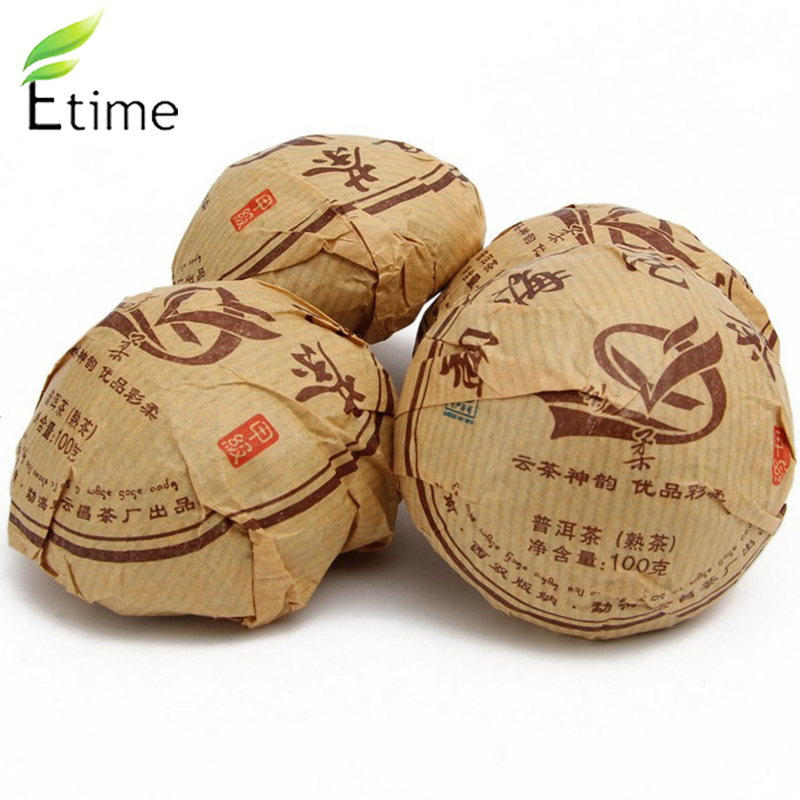Pu erh Ripe Tea High Quality Promotion Compressed Health Care Traditional Chinese tea Fresh Fragrance 100g