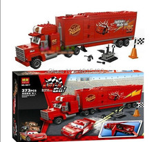 Kids DIY Toys Truck & Cars Plastic Model Kits Building Blocks Set Educational Toys From Classic Anime Figures 373pc Bricks Parts