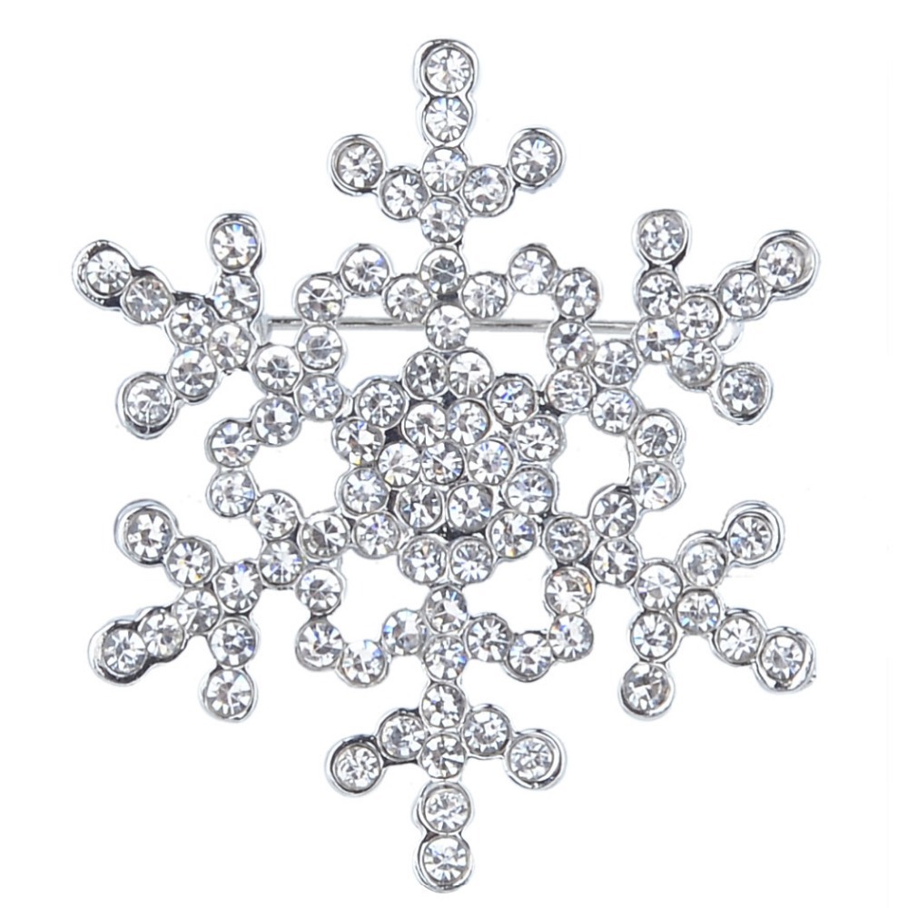 Popular Rhinestone Snowflake Pin Buy Cheap Rhinestone Snowflake Pin