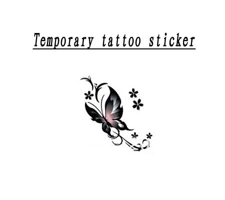 fly butterfly Good quality Temporary tattoos Waterproof tattoo stickers body art Painting wholesale