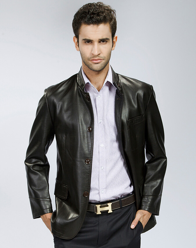 Mens dress leather vest – Modern fashion jacket photo blog
