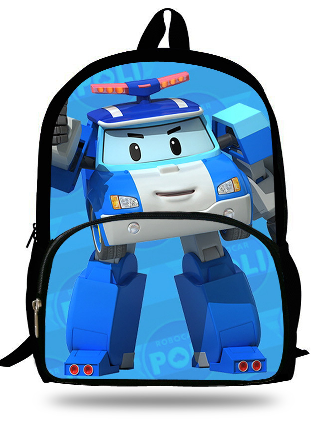 16- mochilas escolares robocar           
