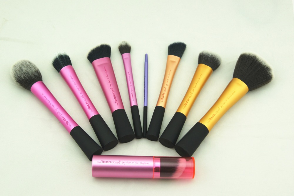 2015 New Arrival 1pcs Real Makeup brush Techniques Powder Blush Expert Face Setting Sculpting Stippling Silicone