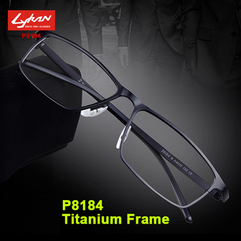 Fashion P8184 titanium eyeglasses optical classic frame Brand designer Men reading glasses frame suit computer glasses