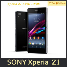 C6903 Sony Xperia Z1 L39H C6903 Original Unlocked Cell Phone Quad-core 3G&4G 5.0” inch 20.7MP Camera Android Phone Refurbished