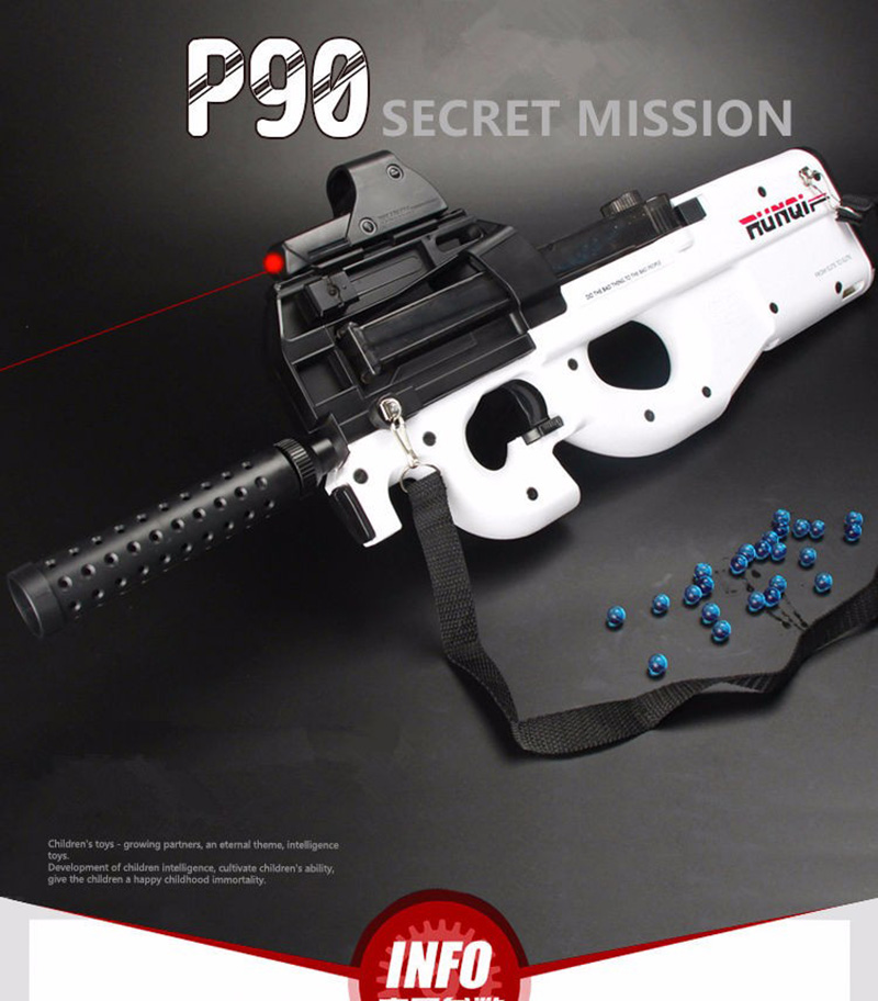 P90 Electric Toy Gun Paintball Live CS Assault Snipe Weapon Soft Water