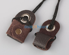 New Archery Recurve Bow String Longbow Stringer Black Leather Tip Nylon Cord 2M