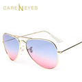 High Quality Brand Designer Women Sunglasses 3025 Pilot Sun glasses Sea gradient shades Men Fashion glasses