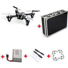 Free Shipping! Upgraded Hubsan X4 V2 H107L RC Helicopter+Battery+Protect Frame+Blades+Hard Case