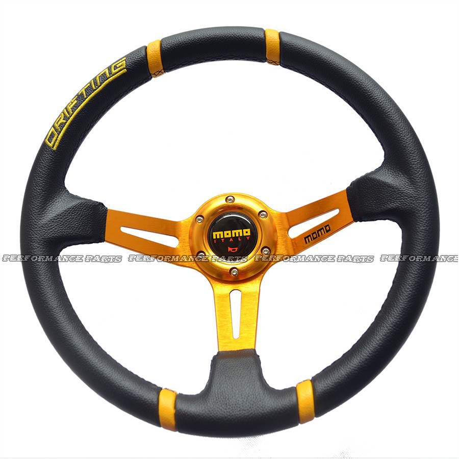 MOMO Drifting Steering Wheel PVC 350mm Car Steering Wheel (1)