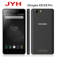 Original Doogee X5 Pro Android 5.1 Cell Phone 5.0″ HD 1280*720 Quad Core 2GB RAM+16GB ROM 5.0MP+8.0MP WCDMA FDD-LTE Smartphone