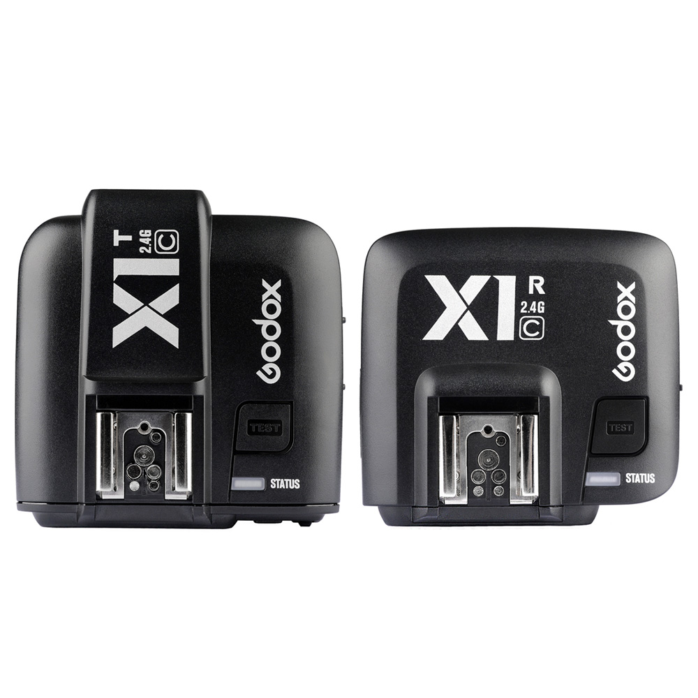 GODOX X1C TTL Camera Shutter Release Flash Trigger 1/8000s HSS 32 Channels 2.4G Wireless LCD Strobe Trigger Transmitter Receiver