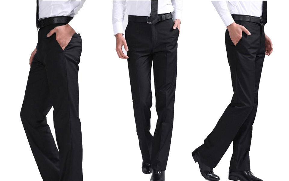 Простой бизнес рабочая одежда офис осень зима долго бренд бандана мужские штаны саржевые хлопок плоским гетеросексуальных мужчин брюки Patalonese