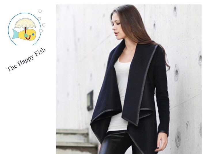2015 New woman Fashion winter woolen overcoat women fashion Jackets woolen coat (12)