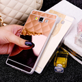 Phone Case For Samsung Galaxy A5 A7 A8 Electroplating Mirror TPU Mobile Phone Cover Cases For