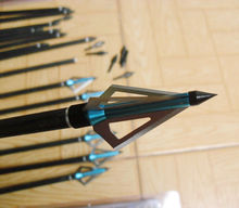 3pcs lot Hunting Crossbow Arrow Broadhead 100 Grain with 3 Fixed Blades used As Archery Bow