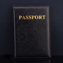 1pc Fashion Passport Cover PU Leather ID Holders Documents Bag Casual Travel Passport Holder Card Case