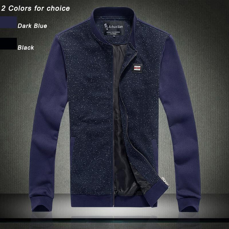 2015 Autumn Men Casual Dot Print Brand Jacket  Man Fashion College Baseball Jacket Male Hommes Sportwear Coat US/EU Size