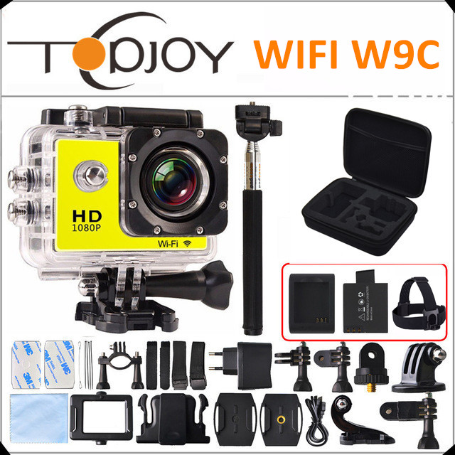 Gopro Style Action Camera 1080P Full HD Wifi Sport DV W9C 170D Mini Camera Car Camera DVR Camcorder Hero 4 Style Action Camera Gopro Style Action Camera 1080P Full HD Wifi Sport DV W9C 170D Mini Camera Car Camera DVR Camcorder Hero 4 Style Action Camera