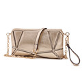 Trendy 2016 New Geometric Patchwork Shoulder Bag Chic Rectangular Chain Bag Women Splicing Designer Crossbody Elegant