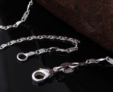 silver plated figaro chain necklace wholesale jewelry accessories for women party gift length 16 18 20