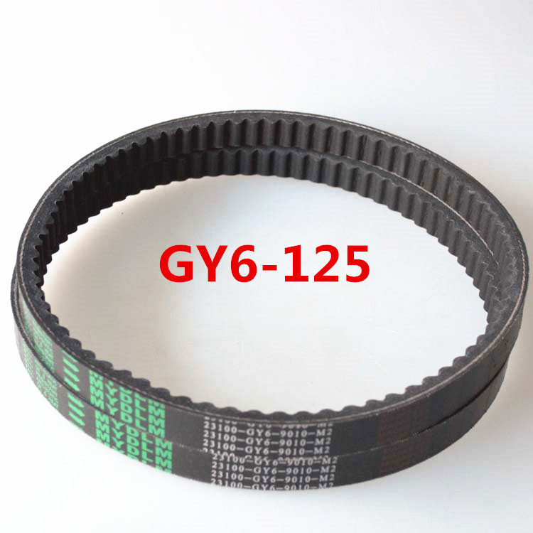 Motorcycle gear belt transmission belt font b GY6 b font 125cc motorcycle stepless speed changing belt