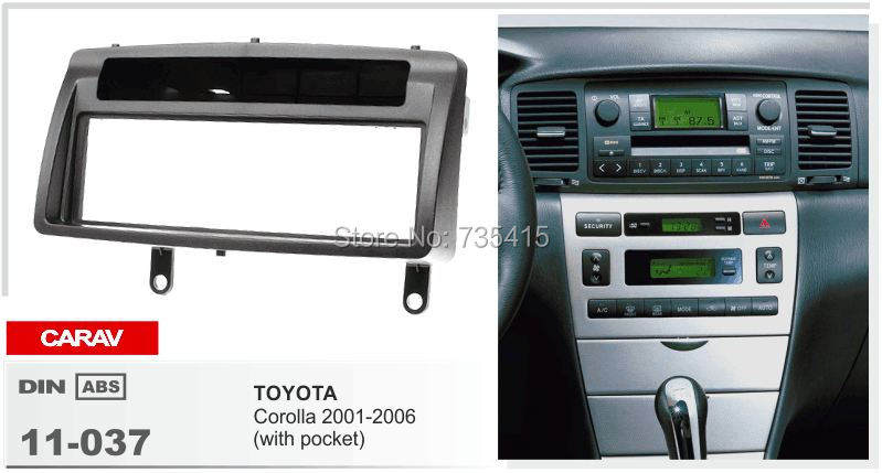 2001 Toyota corolla stereo install