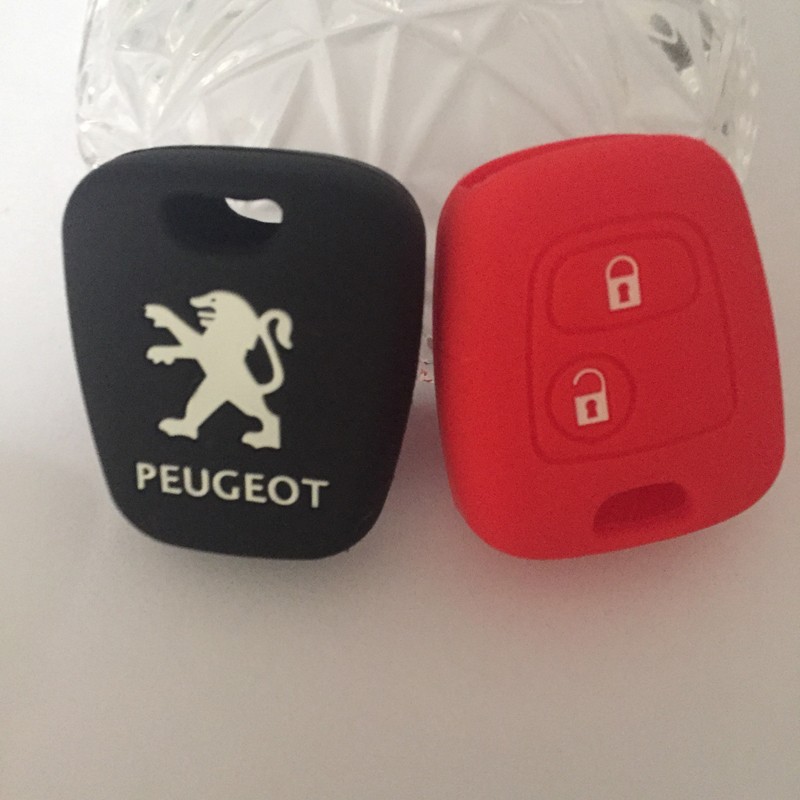 peugeot silicone car key cover 104