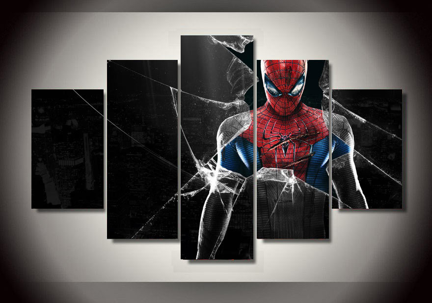 (Unframed) Printed Movie Spider Man Group Painting room decor print poster picture canvas Art Picture Wall Decor Painting