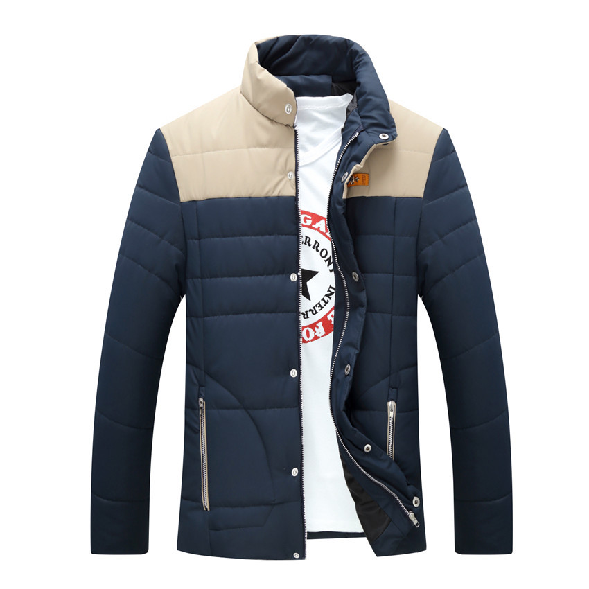 2015 New Winter Jacket Men Clothes Brand Down Men Jackets Cotton Mens Wadded Jacket Man Winter